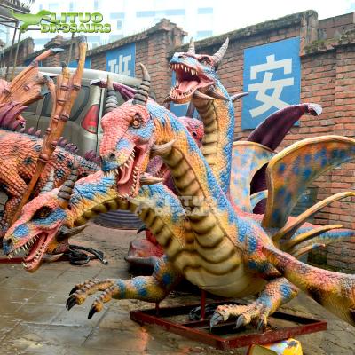 China Life Size Animatronic Dragon Robot Customized Outdoor Park Theme Park Model for sale