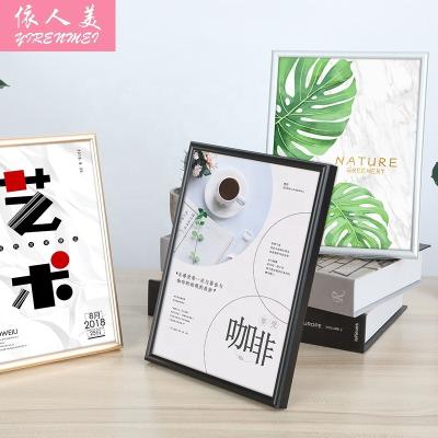 China Metal Nordic Style CreativeGeometrical Diy Plant Specimens Metal Glass Photo Frame for sale