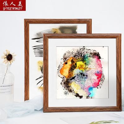 China Plastic frame like a creative square photo wood 10 inch 12 inch 16 inch 20 inch children's illustration view for sale