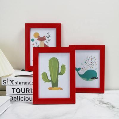 China Modern Simplicity 7 Inch Picture Frame Stock Picture Frame Kids Clearance Small Picture Frame For Table Decoration for sale