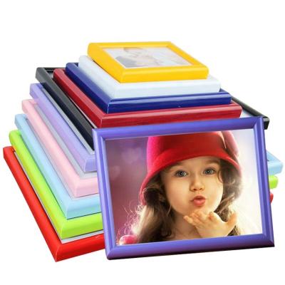 China Direct Selling Direct Selling Direct Selling Photo Frame Textile Home Studio Decoration Wedding Photo 4k Plastic Home Picture Frame for sale