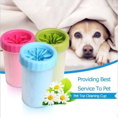 China Factory Wholesale Viable Silicone Cat Dog Foot Washer Cleaner Portable Dog Foot Wash Cup for sale