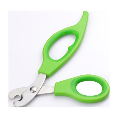 China Viable Portable Cat Nail Scissors Stainless Steel Pet Scissors Nail Grooming Tools for sale