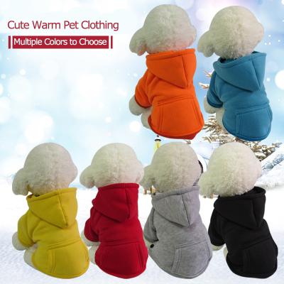 China Sustainable Factory Wholesale Pet Autumn And Winter Warm Clothing Puppy Clothes Pet Clothing for sale