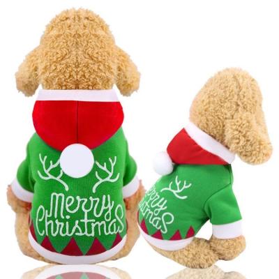 China Sustainable Dog Fabric Pet Apparel Print Pet Christmas Soft And Comfortable Eco - Friendly Outfit for sale