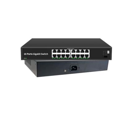 China 16 Port High Quality Unmanaged Gigabit Switch LACP Ethernet Smart Switch for sale