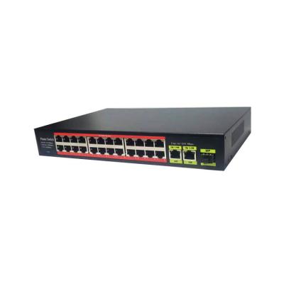 China LACP Factory OEM / ODM Poe Switch 4 Port Gigabit Ethernet Fiber Switch Poe 100/1000m With 2 Uplink Rj45 Ports for sale