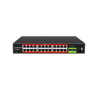 China LACP Unmanaged 24 Gigabit Full Port Poe Switches For CCTV for sale