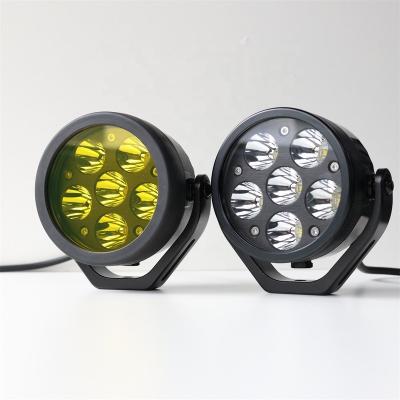 China For retrofit/upgrade TIYPEOR Motorcycle White Yellow Spotlight LED Work Driving Head Fog Light Auxiliary Headlight For Off-Road ATV UTV Motorcycle for sale