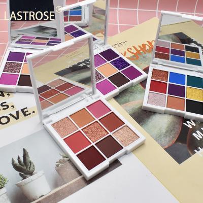 China Wholesale Color Sensitive Custom Private Label Disc 9 Shadow Palette Eyeshadow Eyeshadow Set Cosmetic for sale