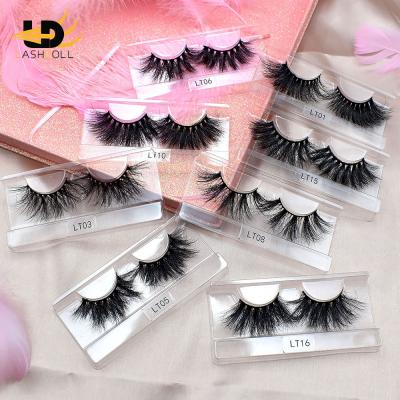 China 2021 hot selling soft and fluffy 3d mink eyelash wholesale label eyelash box 25mm custom eyelashes for sale