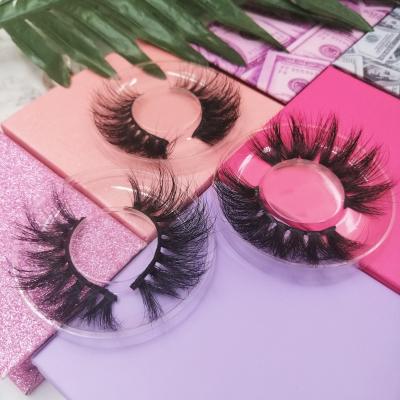 China Natural lashdoll long newcomer full strip mink lashes 22mm 25mm mink 5d eyelashes lashpackaging box for sale