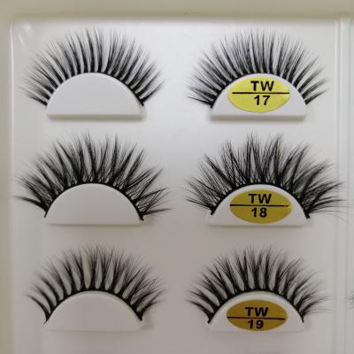 China Wholesale Natural Soft False Eyelashes Private Label Feeling Silk Lashes With Lashes Package Box for sale