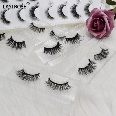 China 5 Magnets Natural Long Faux Mink Lashes Magnetic Lashes Wholesale Magnetic Synthetic Lashes Private Label Packaging for sale