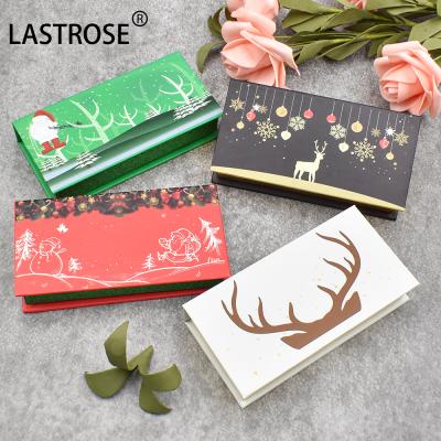 China 2021 elegant and delicate wholesale Christmas special box, custom eyelash wick bag packaging, private label logo box sellers for sale