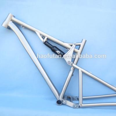 China Fat Bike Frame Travel Fatbike Frame Travel Fat Bike Frame 26 High End Full Suspension Titanium Tires 120mm Inch 4.8 for sale