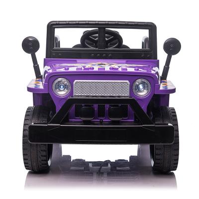 China Ride On Toy 6V Kids Ride On Truck Car 4 Wheels With LED Lights Horn Openable Doors, Electric Vehicle Toy Car For Big Ages Kids for sale