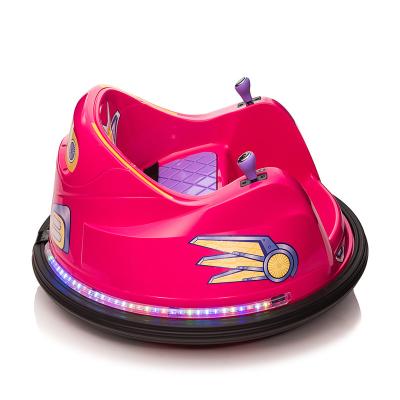 China Ride On Toy 6V Kids Bumper Car Toddler Ride On Toy Roller Caster Vehicle With Light Strip for sale