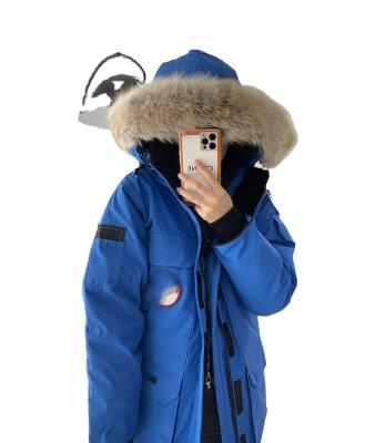 China Payment 12-2-3 new style goose 08 men's and women's down jacket waterproof canadian shipping color matching big 13 for sale