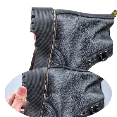 China Durable Martin Boots 1461 8 Hole Lychee Pattern Roll Shoes 5cm Thick Soled Martin Boots for sale