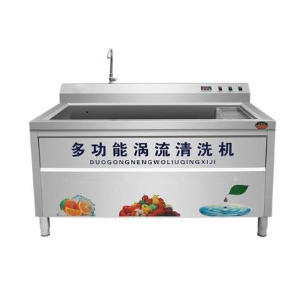 China snack factory vortex bubble fruit and vegetable washing machine/restaurant washing machine for sale