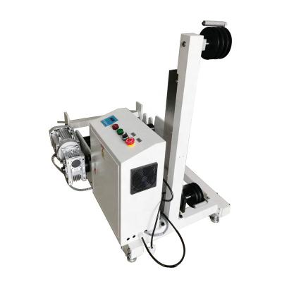 China JCW-WP05 Automatic Wire Feed Cable Uncoiler Cable Drum Cable Stripping Easy Loading Spinning Machine for sale