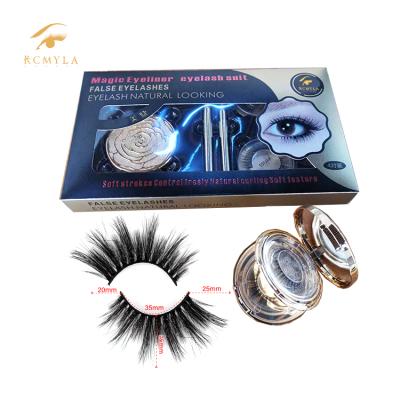 China Real Mink Siberian 3D Eyelash 25mm Lightweight And Soft Mink Lashes Fluffy Mink Eyelashes With Box for sale