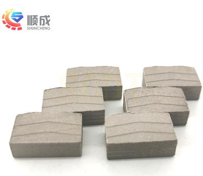 China Nice Quick Cut Shuncheng Good Quality Market Segmentation Granite Sharp Cut Diamond Segment for sale