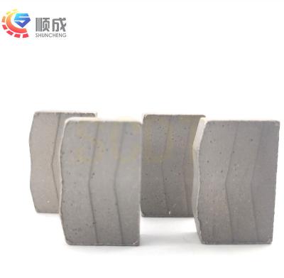 China Fast Cutting Shuncheng Multi Saw Blade Diamond Segment Making Machine Sharp Granite Cutting Wire Segment 24*8.4/7.6*15mm Segment For 6.5mm for sale