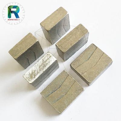 China Smooth Cut Sandstone Segments Hard ROMATOOLS High Quality Long Life Bond Cut Soft India Market M Shape Flat Shape for sale