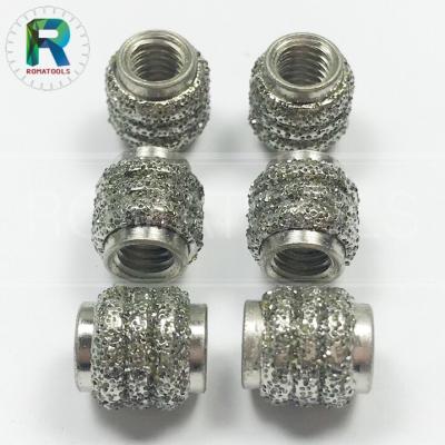 China Fast Cut Diamond Beads Plated For Steel Metal Cutting China Diamond Wire Saw High Quality ROMATOOLS for sale