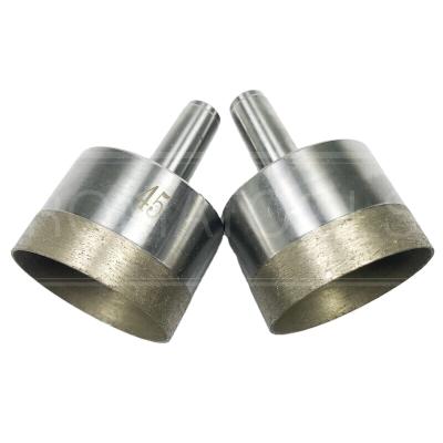 China Glass 45mm Diamond Core Bits for High Efficiency Long Life Glass Drilling Chipboard Type for sale