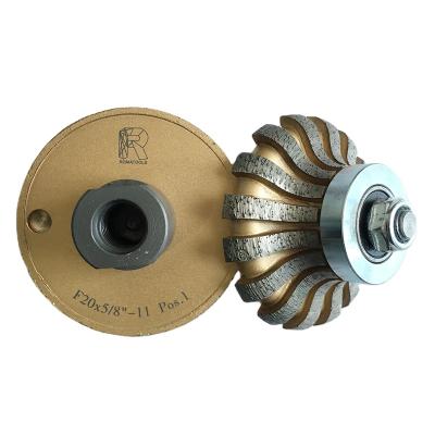 China Durable Profiling For Marble / Granite Sharpening Diamond Wheel / Grinding Diamond Router Bit for sale