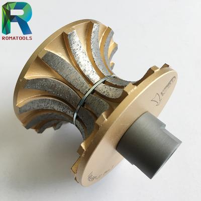 China Durable Diamond Vacuum Brazed Grinding Tool Profiling Wheel Stone Engraving Bits For Granite Marble for sale