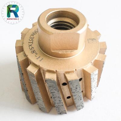 China Zero Tolerance Sharpener Diamond Drum Grinding Slotting And Wheels With Internal Water Hole for sale