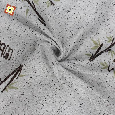 China Abrasion-Resistant Bamboo Fiber Knitted Fabric Polyester Bamboo Fabric Quilted Jacquard Mattress Polyester Fabric for sale