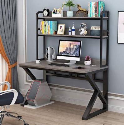 China Customized study of office metal bookshelf wooden computer desk set desk economic and practical for sale