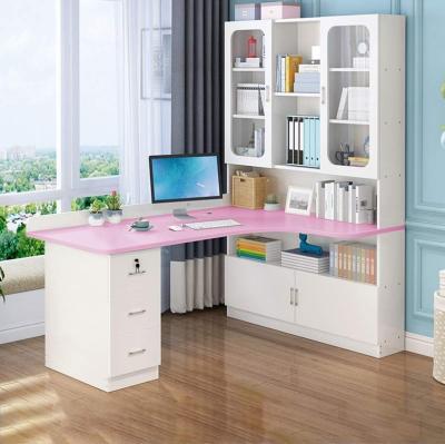 China 2022 expandable new computer desk two shelf in a modern set student apartment dormitory learning desk for sale