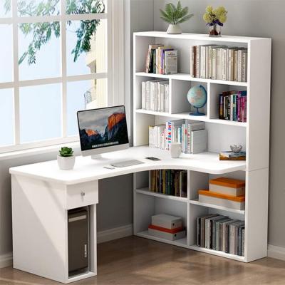 China High Quality Wooden Computer Desk Shelf Integrated Desk Extendable Sales Learning Desk for sale