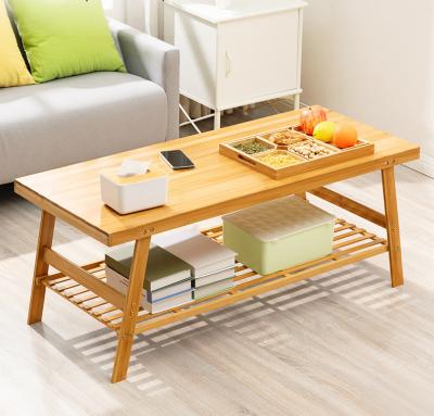 China Multifunctional Modern Living Room Table Bamboo Tea Table Furniture for sale