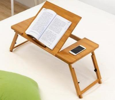 China Wooden Foldable Free Installation Desktop Laptop Table Standing Furniture Foldable For Outdoor Or Bed And Sofa for sale