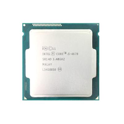 China Core i5 4670 Quad-Core Processor LGA1150 3.4GHz Desktop Desktop CPU for sale