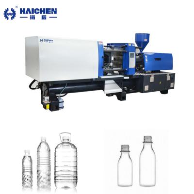 China Haichen 220ton Horizontal Horizontal Preform Pet Bottle Making Machine for sale