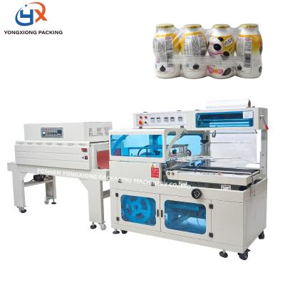 China Food Carton Box Pet Bottle PVC Pof Plastic Sheet Heat L Bar Sealer Starburst Packing Shrink Tunnel Wrapping Packaging Machine for sale