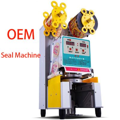 China Food Cup Plastic Bottle Sealing Machines 6 Cups Sealing Machine Sealing Machine Plastic Cup Aluminum for sale