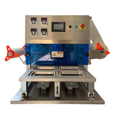 China Full Automatic Food Instant Noodle Cup Machine Table Cup Sealing Machine Cup Top Sealing Machine for sale