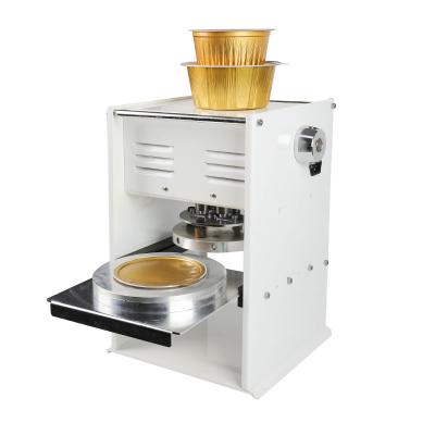 China Aluminum foil semi automatic cup yogurt cup sealing machine aluminum foil sealing machine food cup sealing machine for sale