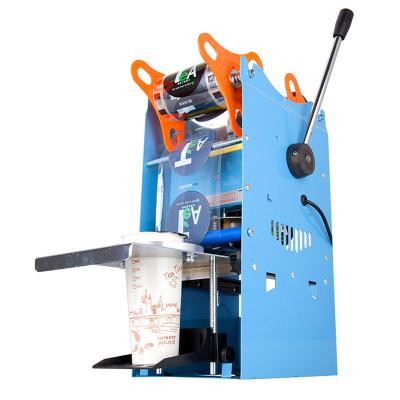 China Plastic Food Water Cup Sealing Machine Juice Cup Sealing Machine Tea Cup Sealing Machine for sale