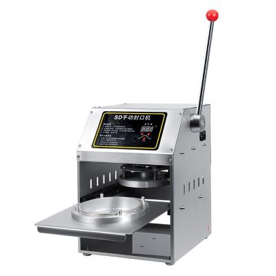 China Manual Plastic Food Pet Cup Sealing Machine Communion Cup Machine Cup Sealing Sealing Machine for sale