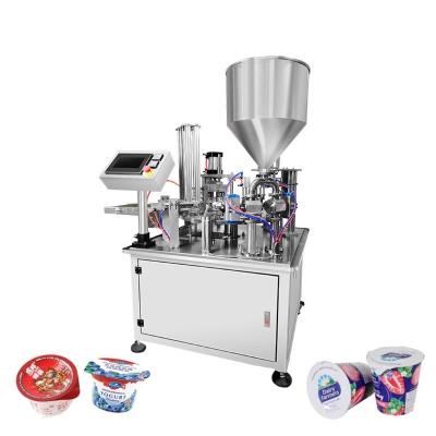 China Food factory price automatic honey jelly small ice cream tub hard protion filling machine for sale